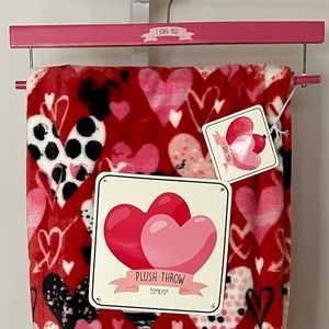 Valentine Plush Throw Blanket